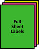 A Picture of product AVE-5975 Avery® High-Visibility ID Labels Permanent Laser 8.5 x 11, Asst. Neon, 15/Pack