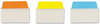 A Picture of product AVE-74759 Avery® Ultra Tabs® Repositionable Mini Tabs: 1" x 1.5", 1/5-Cut, Assorted Neon Colors, 40/Pack