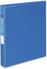 A Picture of product AVE-79889 Avery® Heavy-Duty Non-View Binder with DuraHinge® and One Touch EZD® Rings 3 1" Capacity, 11 x 8.5, Blue