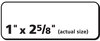 A Picture of product AVE-8460 Avery® Easy Peel® White Address Labels with Sure Feed® Technology w/ Inkjet Printers, 1 x 2.63, 30/Sheet, 100 Sheets/Box