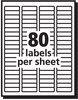 A Picture of product AVE-8665 Avery® Matte Clear Shipping Labels Inkjet Printers, 8.5 x 11, 25/Pack