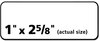 A Picture of product AVE-95915 Avery® Easy Peel® White Address Labels with Sure Feed® Technology w/ Laser Printers, 1 x 2.63, 30/Sheet, 500 Sheets/Box