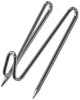 A Picture of product AVT-75370 Advantus® Panel Wall Wire Hooks,  Silver, 25 Hooks/Pack