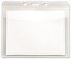 A Picture of product AVT-75604 Advantus® PVC-Free Badge Holders,  Vertical, 3" x 4", Clear, 50/Pack