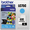 A Picture of product BRT-LC75C Brother LC752PKS-LC75Y Ink,  Cyan