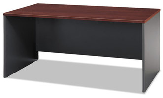 Bush® Series C Rectangular Desk,  Hansen Cherry