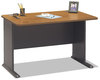 A Picture of product BSH-WC57448 Bush® Series A Workstation Desk,  Natural Cherry