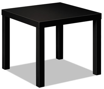 basyx® Laminate Occasional Tables,  24w x 24d x 20h, Black