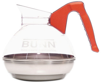 BUNN® 12-Cup Easy Pour Decanter for BUNN Coffee Makers,  Orange Handle