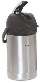 BUNN® Lever Action Airpot,  Stainless Steel