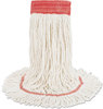 A Picture of product BWK-503WH Boardwalk® Super Loop Wet Mop Head,  Cotton/Synthetic, Large Size, White, 12/Carton