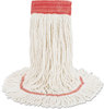 A Picture of product BWK-503WH Boardwalk® Super Loop Cotton/Synthetic Wet Mop Head. Large. White. 12/case.