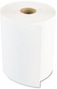 A Picture of product BWK-6261 Boardwalk® White Paper Towel Rolls,  1-Ply, 8" x 600ft, White, 2" Core, 12 Rolls/Carton