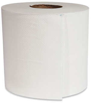 Boardwalk® Center-Pull Hand Towels,  2-Ply, Perforated, 7 7/8" x 10", 660/Roll, 6 Rolls/Ctn