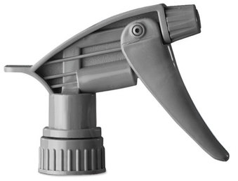 Boardwalk® Chemical-Resistant Trigger Sprayer 320CR,  Gray, 9 1/2"Tube, 24/Case