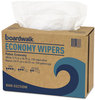 A Picture of product BWK-E025IDW Boardwalk® Scrim Wipers,  4-Ply, White, 9 3/4 x 16 3/4, 900/Carton