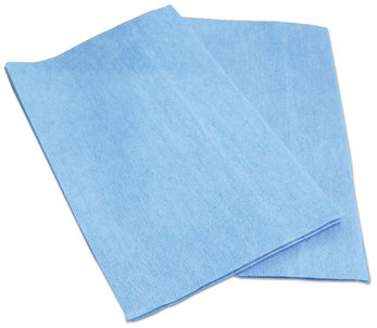 Boardwalk® Foodservice Wipers,  Blue, 13 x 21, 150/Carton