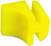 A Picture of product BWK-SDSBWNY Boardwalk® Silicone Door Stop,  3 x 1/4, Neon Yellow