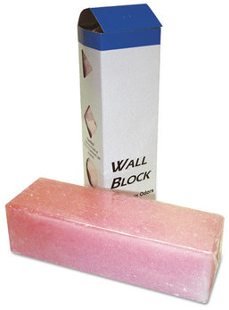 Boardwalk® Deodorizing Para Wall Blocks,  24oz, Pink, Cherry, 6/Box