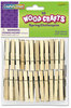 A Picture of product CKC-365801 Creativity Street® Wood Spring Clothespins,  3 3/8 Length, 50 Clothespins/Pack