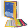 A Picture of product CLI-06650 C-Line® Binder Pocket with Write-On Index Tabs,  9 11/16 x 11 3/16, Assorted, 5/Set