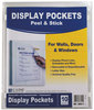 A Picture of product CLI-36911 C-Line® Display Pockets,  8 1/2" x 11", Polypropylene, 10/Pack