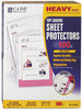 A Picture of product CLI-62028 C-Line® Polypropylene Sheet Protector,  Non-Glare, 2", 11 x 8 1/2, 100/BX