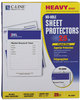 A Picture of product CLI-62907 C-Line® No-Hole Polypropylene Sheet Protector,  Heavyweight, Clear, 2", 25/Box
