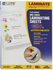 A Picture of product CLI-65001 C-Line® Cleer Adheer® Self-Adhesive Laminating Film,  2 mil, 9" x 12", 50/Box