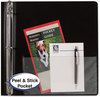 A Picture of product CLI-70185 C-Line® Peel & Stick Add-On Filing Pocket,  25", 11 x 8 1/2, 10/Pack