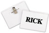 A Picture of product CLI-95743 C-Line® Name Badge Kits,  Top Load, 4 x 3, Clear, Combo Clip/Pin, 50/Box