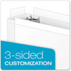A Picture of product CRD-11110 Cardinal® Premier Easy Open® ClearVue™ Locking Round Ring Binder,  1.5" Cap, 11 x 8 1/2, White