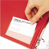 A Picture of product CRD-21500 Cardinal® HOLD IT!® Poly Business Card Pocket,  Top Load, 3 3/4 x 2 3/8, Clear, 10/Pack