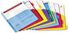 A Picture of product CRD-84017 Cardinal® Poly Index Dividers,  Letter, Multicolor, 8-Tabs/Set, 4 Sets/Pack