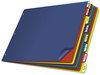 A Picture of product CRD-84251 Cardinal® Tabloid-Size Poly Index Divider,  8-Tab, Multicolor Colors