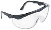 A Picture of product CRW-TK110 Crews® Tomahawk® Safety Glasses,  Black Nylon Frame, Clear Lens, 12/Box