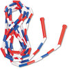 A Picture of product CSI-PR16 Champion Sports Segmented Jump Rope,  16ft, Red/Blue/White