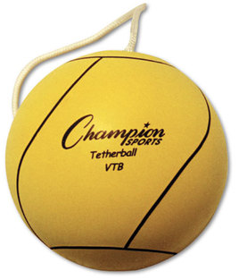 Champion Sports Tether Ball,  Playground Size, Optic Yellow