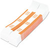 A Picture of product CTX-400050 Coin-Tainer® Currency Straps,  Orange, $50 in Dollar Bills, 1000 Bands/Pack