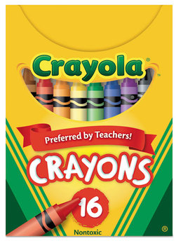 Crayola® Classic Color Pack Crayons,  Tuck Box, 16 Colors/Box