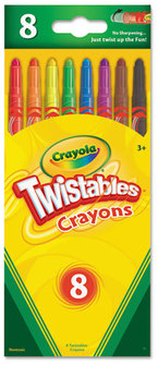 Crayola® Twistables® Crayons,  8 Traditional Colors/Set