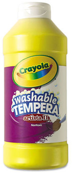 Crayola® Artista II® Washable Tempera Paint,  Yellow, 16 oz