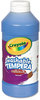 A Picture of product CYO-543115042 Crayola® Artista II® Washable Tempera Paint,  Blue, 16 oz