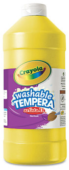 Crayola® Artista II® Washable Tempera Paint,  Yellow, 32 oz