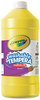 A Picture of product CYO-543132034 Crayola® Artista II® Washable Tempera Paint,  Yellow, 32 oz