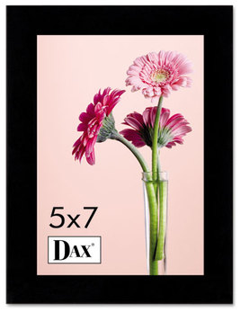 DAX® Solid Wood Frame,  Easel Back, 5 x 7, Black