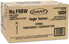 A Picture of product 974-961 Dart® Style Setter® Mediumweight Plastic Cutlery,  White, 1000/Carton