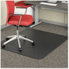 A Picture of product DEF-CM11442FBLK deflecto® EconoMat® Occasional Use Chair Mat for Commercial Low Pile Carpeting,  46 x 60, Black