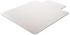 A Picture of product DEF-CM14113 deflecto® SuperMat Frequent Use Chair Mat for Medium Pile Carpeting,  Medium Pile Carpet, Beveled, 36x48 w/Lip, Clear