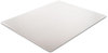 A Picture of product DEF-CM14113 deflecto® SuperMat Frequent Use Chair Mat for Medium Pile Carpeting,  Medium Pile Carpet, Beveled, 36x48 w/Lip, Clear